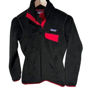 Patagonia Black and Red Pullover Size XS